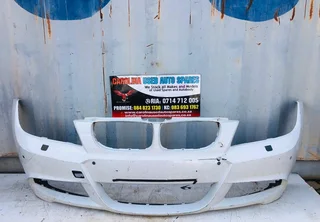 BMW E90 E91 3 series M-sport front bumper with PDC and washer holes