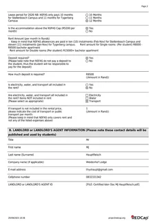 Bachelor Flat R9000: Working&#43;Students. X 12  ---  INC Elec