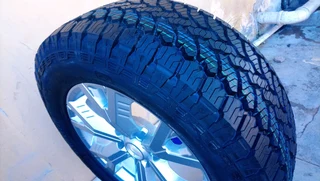 ONE BRAND NEW ISUZU D-MAX RIM WITH A TYRE GENERAL GRABER