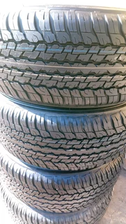 X4 brand new tyres 265.60.18 inch Dunlop Grandtrek a/t 25