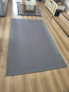 Grey Textured Eyelet Curtains