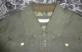 Markham Olive Green Lined Mens Jacket For Sale
