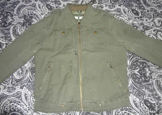 Markham Olive Green Lined Mens Jacket For Sale
