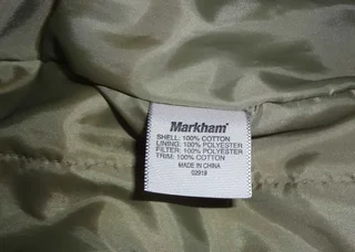 Markham Olive Green Lined Mens Jacket For Sale