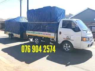 Bakkie for hire with a Driver