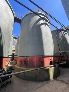 Bulk Storage Tanks 150 000lt c/w Steam Heating Coils x 9 Units