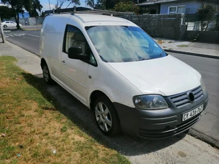 2007 vw caddy 1.6 panel van with roof carrier and tool box