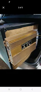 Xtc monoblock amplifier with 10inch sub Targa with Box