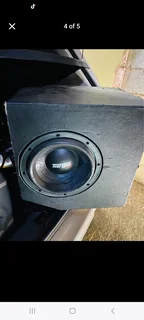 Xtc monoblock amplifier with 10inch sub Targa with Box