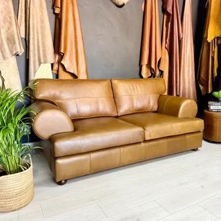 Brand New Genuine Leather Two/Three Seater in Wild Butterscotch R18995.00