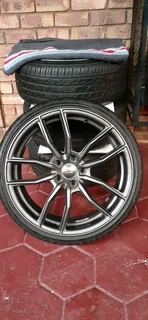 Rims with tyres