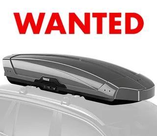 Cash Paid For Your Thule Roof Box