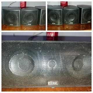 Eltax 5.1 Active Sub-Woofer, 5x Eltax small speakers