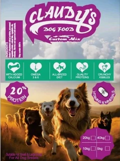 CLAUDY&#39;S DOG FOOD 20KG