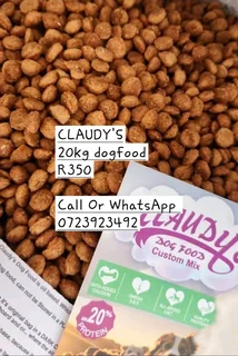 CLAUDY&#39;S DOG FOOD 20KG