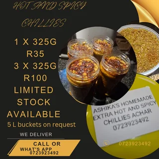 Crushed Chillies hot and spicy