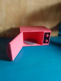 Interactive children&#39;s microwave and stove set