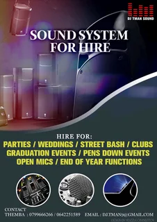 Sound System For Hire