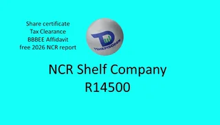 NCR shelf company available to operate with cash loans