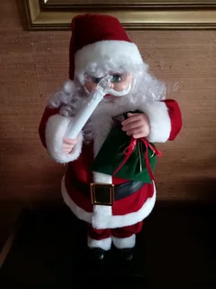 Musical Christmas moving figure 66cm