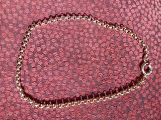 9 CT Gold Belcher Rolo necklace with signoretti clasp