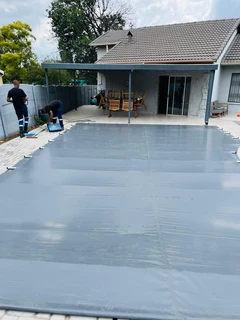 Pool Covers with Aluminium poles