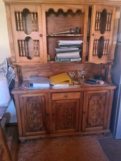 Imbuia Solid Wood Wall Unit