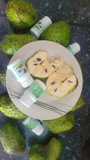 Soursop caps. Soursop fruit