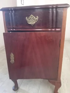 Pair of antique bedside tables