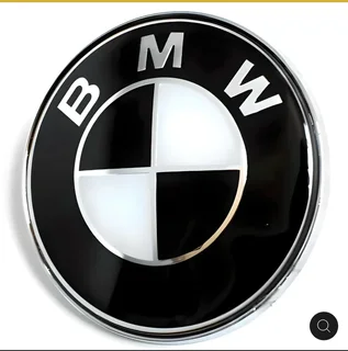 Bmw Bonnet badge Black and White .