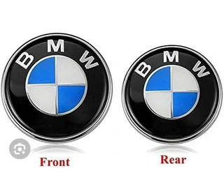 BMW Blue and white Bonnet and Trunk Badges R300 per set