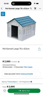 Plastic Dog Kennel