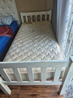 3/4 bed frame and mattress