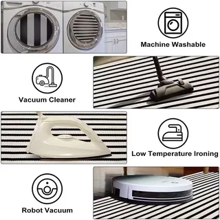 Black and White Kilim Rug