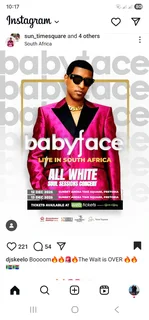Price Drop! Babyface Concert Tickets
