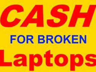We collect for cash faulty or damaged laptops