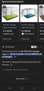 Dog Transport Cage / Recovery Crate