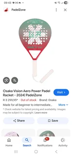 Osaka Padel racket