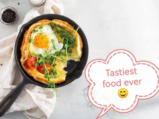 Cast iron frying pan