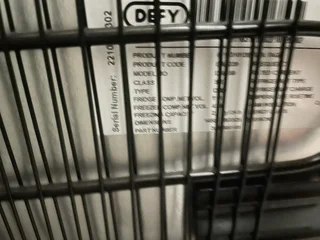 Defy 157l silver fridge