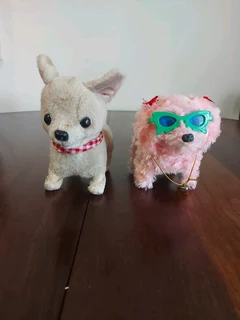 2 x Kids Electronic Walking Dogs