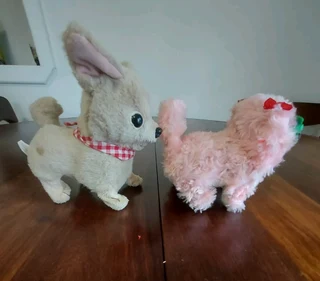 2 x Kids Electronic Walking Dogs