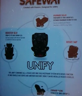 SAFEWAY UNIFY ISOFIX SWIVEL SEAT