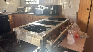 Catering Equipment: Stove, Chips fryer,