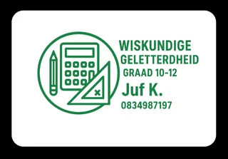 Ekstra wisk geletterdheid klasse