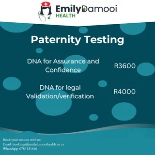 Paternity test services for only 3600