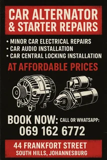 Car Starter and Alternator Repairs