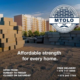 Block Yard and Cement