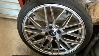 4x100 17inch aluminium rims and tyres