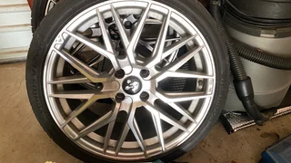 4x100 17inch aluminium rims and tyres